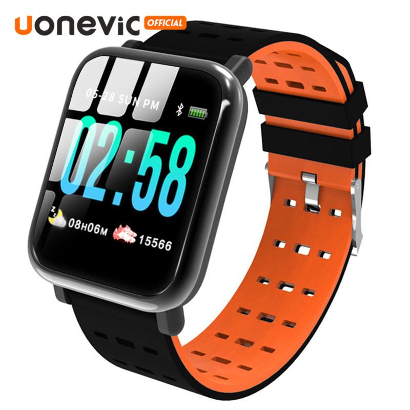 A6 Smart Watch Pressione sanguigna Monitor di ossigeno nel sangue  Braccialetto intelligente Frequenza cardiaca Cinturino intelligente  Cinturino fitness tracker bluetooth impermeabile per iOS e acquista in modo  economico — spedizione gratuita, recensioni