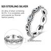 Ehering 925 Silber Damen Fingerringe Unendliche Blume Prinzessin Wishbone Herz Verlobungsring Beliebt