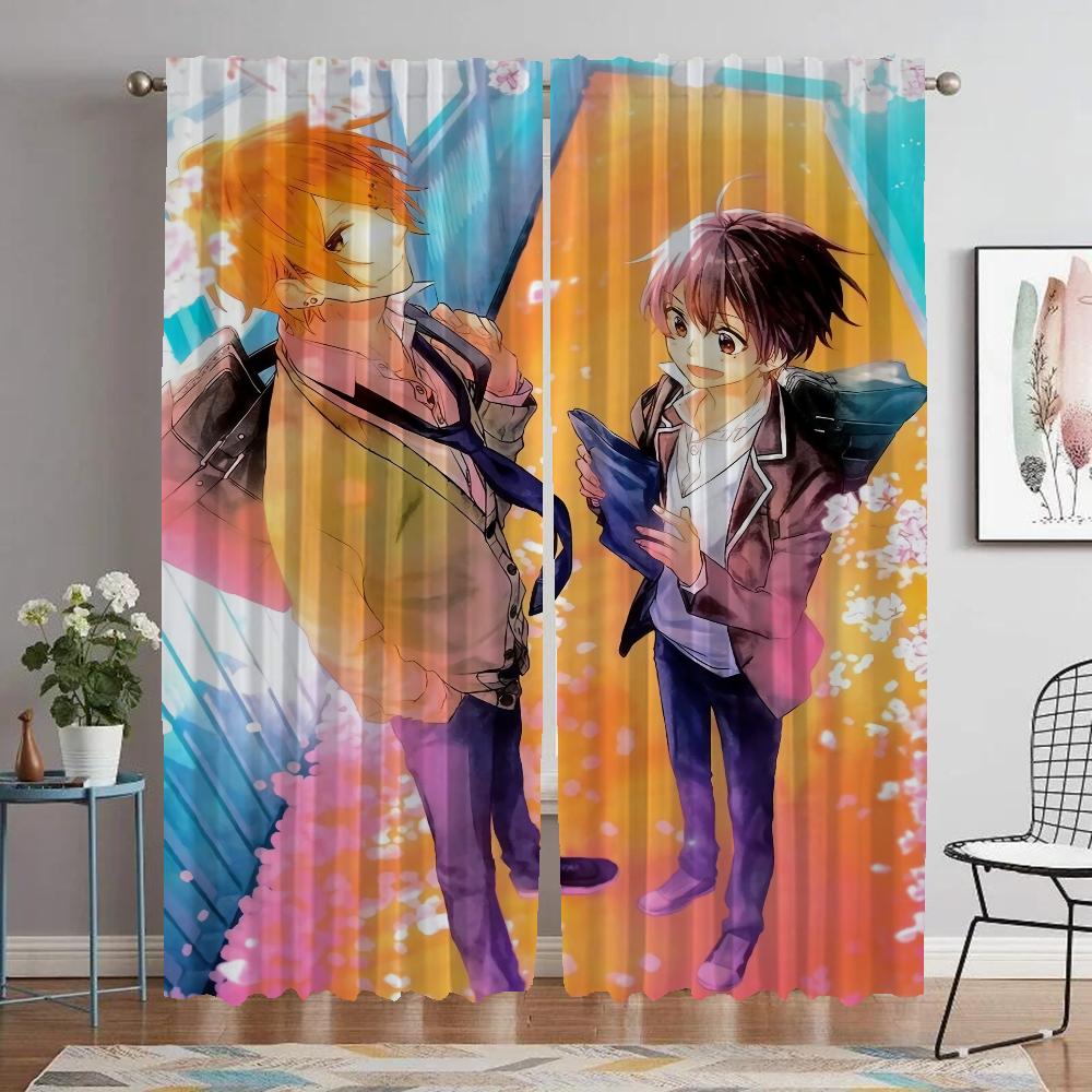 

Sasaki и Miyano Оконные шторы для комнаты 2 панели Хэллоуин украшения затемняющие шторы 2 шт Разделительные жалюзи Living Camera W60xH90cmx2pcs-CL