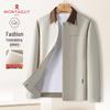 MONTAGUT Men's Fashion Twill 'Old Money' Style Casual Jacket