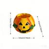 Halloween Pumpkin Figurine Resin Ghost Pumpkin Ornament Spooky Season Decor Mini Cute Pumpkin Statue Home Desktop Shelf Decorati