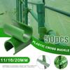 50pcs Plastic Plant Trellis Connector Clip Garden Vegetable Frame Rod Support Fixed Connector Pillars Stake Clips Supplies