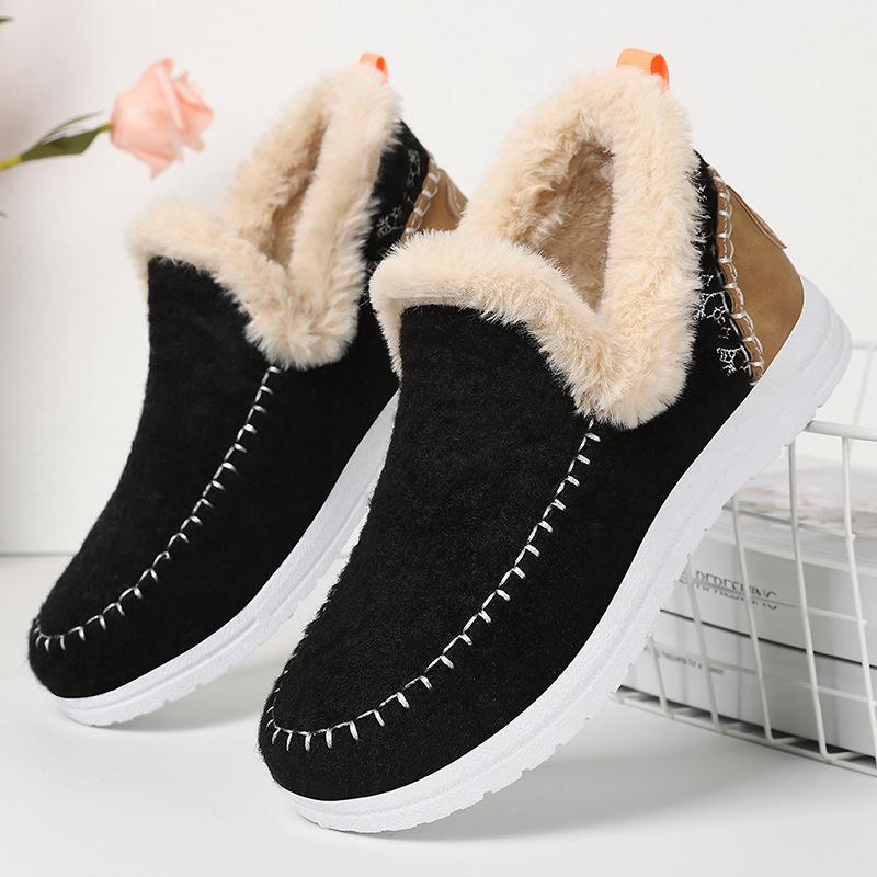 Fashion Women Snow Boots Trend Winter Boots with Fur Keep Warm Winter Shoes Women Ankle Boots Botas Mujer Casual Footwear Bota Feminina