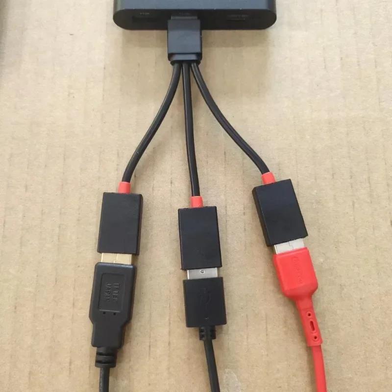1 In 3 Out USB HUB Car Usb Splitter Cable Multifunction Adapter Cord Charging Cable For iPhone Android Phone For Xiaomi Samsung
