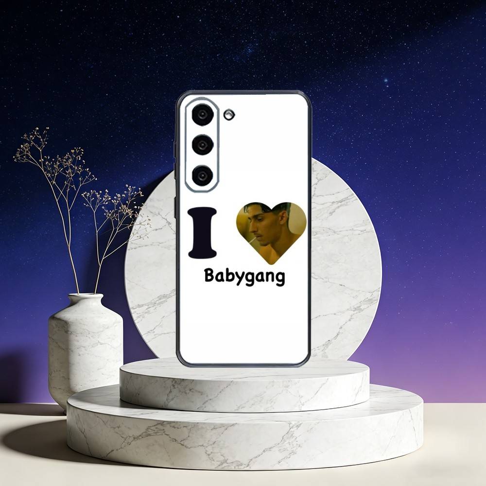 Baby G-Gang Music SINGER Phone Case For Samsung Galaxy A73,A72,A71,A70,A53,A52,A51,Others Soft Black Cover