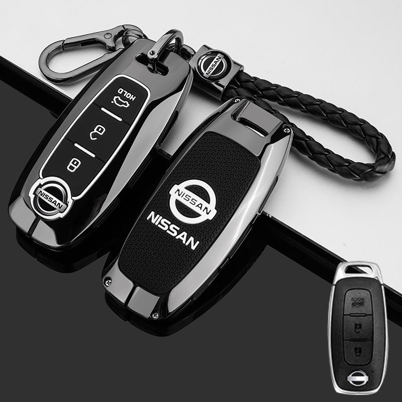 Für Nissan X-trail T33 Kicks Qashqai J12 Juke Teana Altima Ariya 2023 2024 3 4 Tasten Auto Schlüsselhülle Abdeckung Halter Fob Tasche