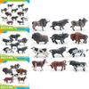 Baby Cow Pvc Animal Figures Collection For Kids Learning And Creative Play