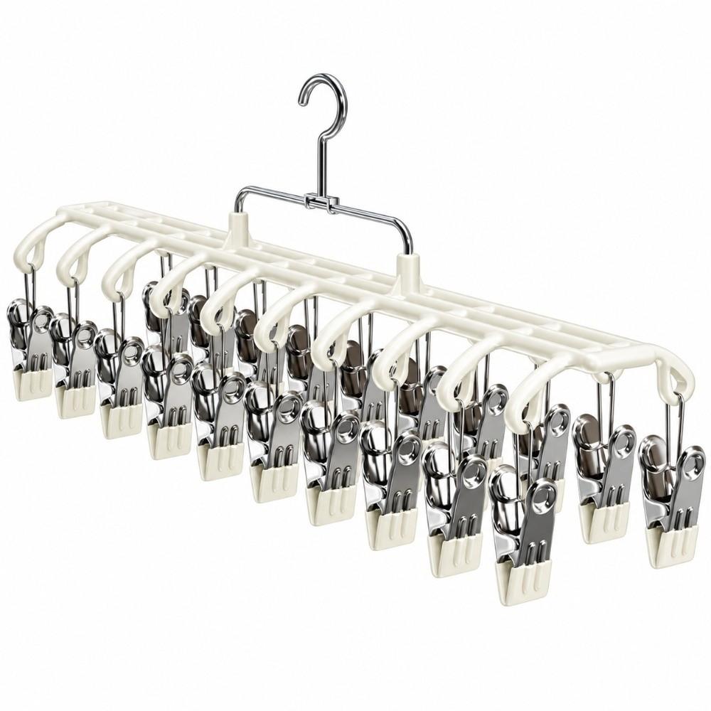 Rustproof Trouser Hanging Hook Non-marking Camisole Bra Clips Drying Clothes Hanger Drying Rack