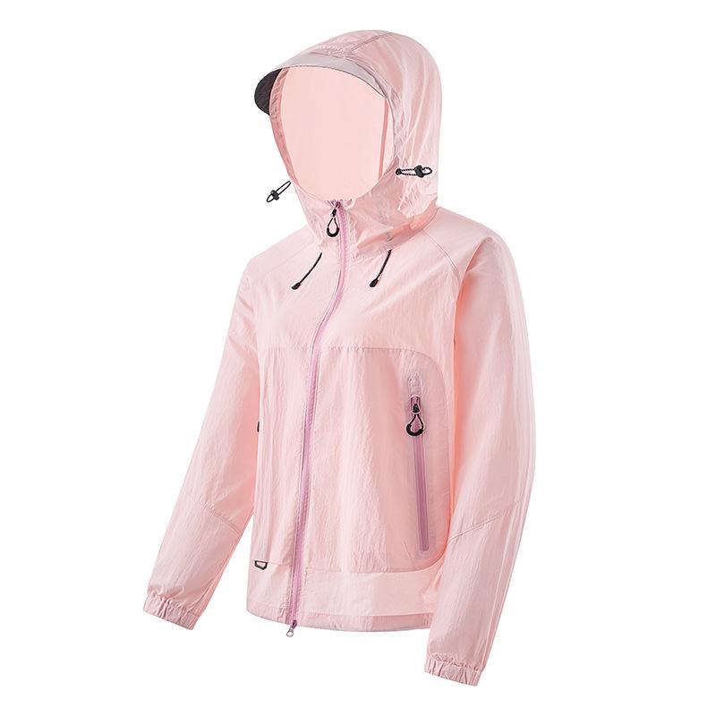Outdoor UPF10 + Ice Silk Sunscreen Clothing Men's Summer Light and Breathable Sunscreen Clothing Fashion Versatile Jacket