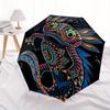 1pc Axolotl Mandala Automatic Open/close Umbrella, 8-Rib sturdy structure, Portable Travel Umbrella, Parties, Everyday Use, 11099