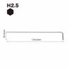 VESSEL Hexagonal bar ball point L type wrench extra long type width across flats 2.5mm 8300BP-XL