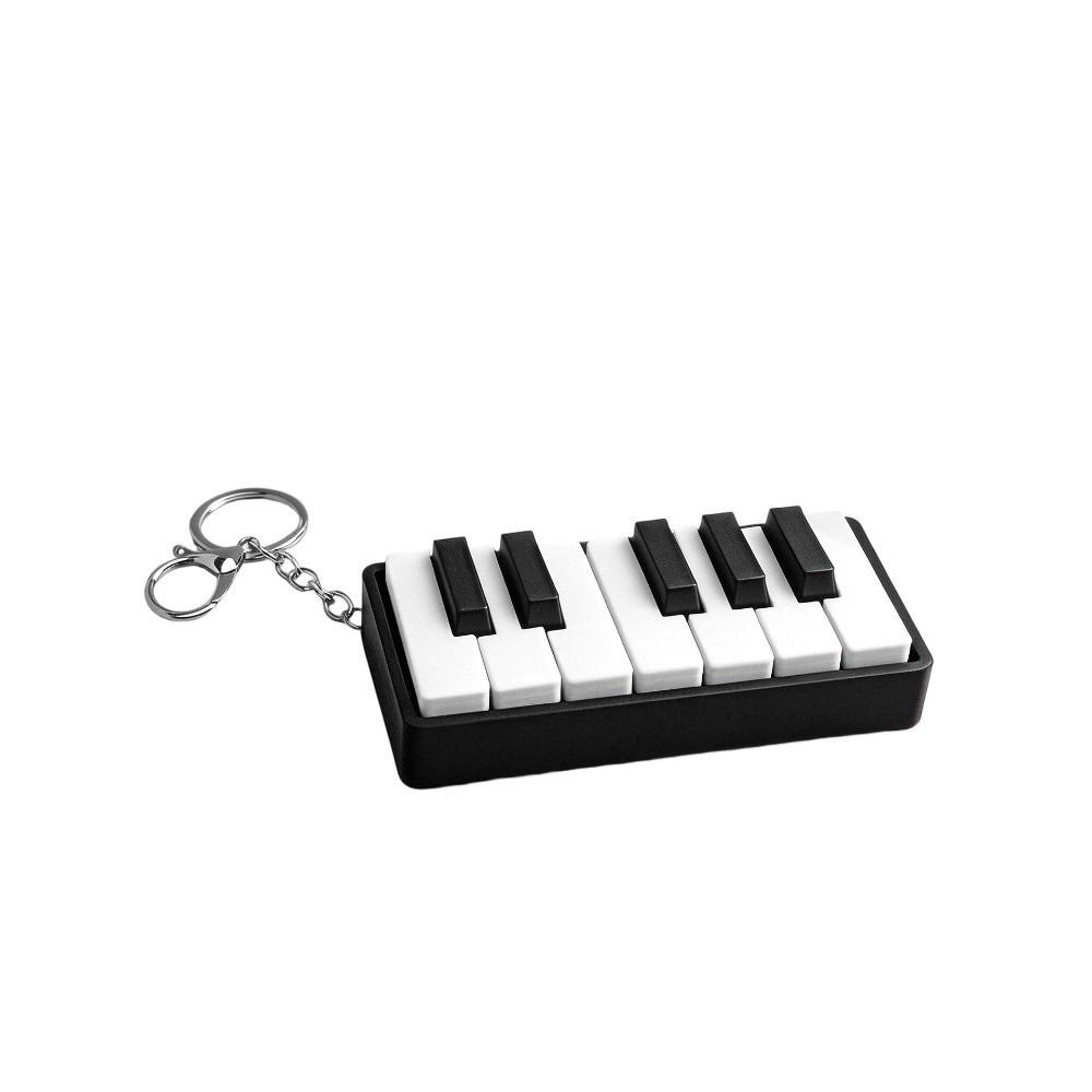 Mechanical Touch Piano Key Keychain Portable Size 3D Printed Piano Toy  Daily Bag Decoration