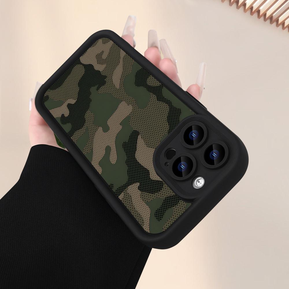 Camouflage Printed Pattern Phone Case Suitable for iPhone 17 16 15 14 13 12 11 Pro/Max/Plus Anti Drop and Shockproof Back Cover