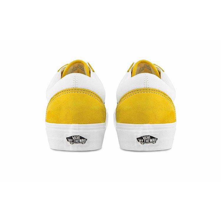 Vans Old Skool Classic Versatile Casual Low-Top Skate Shoes Unisex Sneaker White Yellow Blue VN0A38G19XF