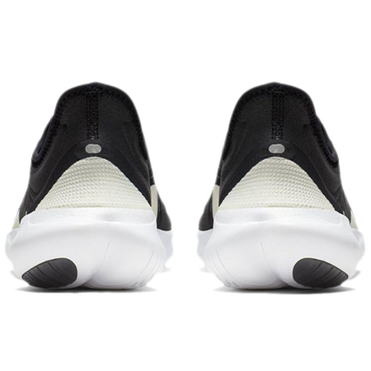 Nike Free RN 5.0 Sports Non-Slip Breathable Low-Top Running Shoes Women sneaker Black White AQ1316-102