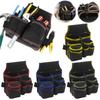 Electrician Tool Pouch Adjustable Belt Multi-Pocket Organizer Tool Storage Bag for Electricians Handymen Work Maintenance