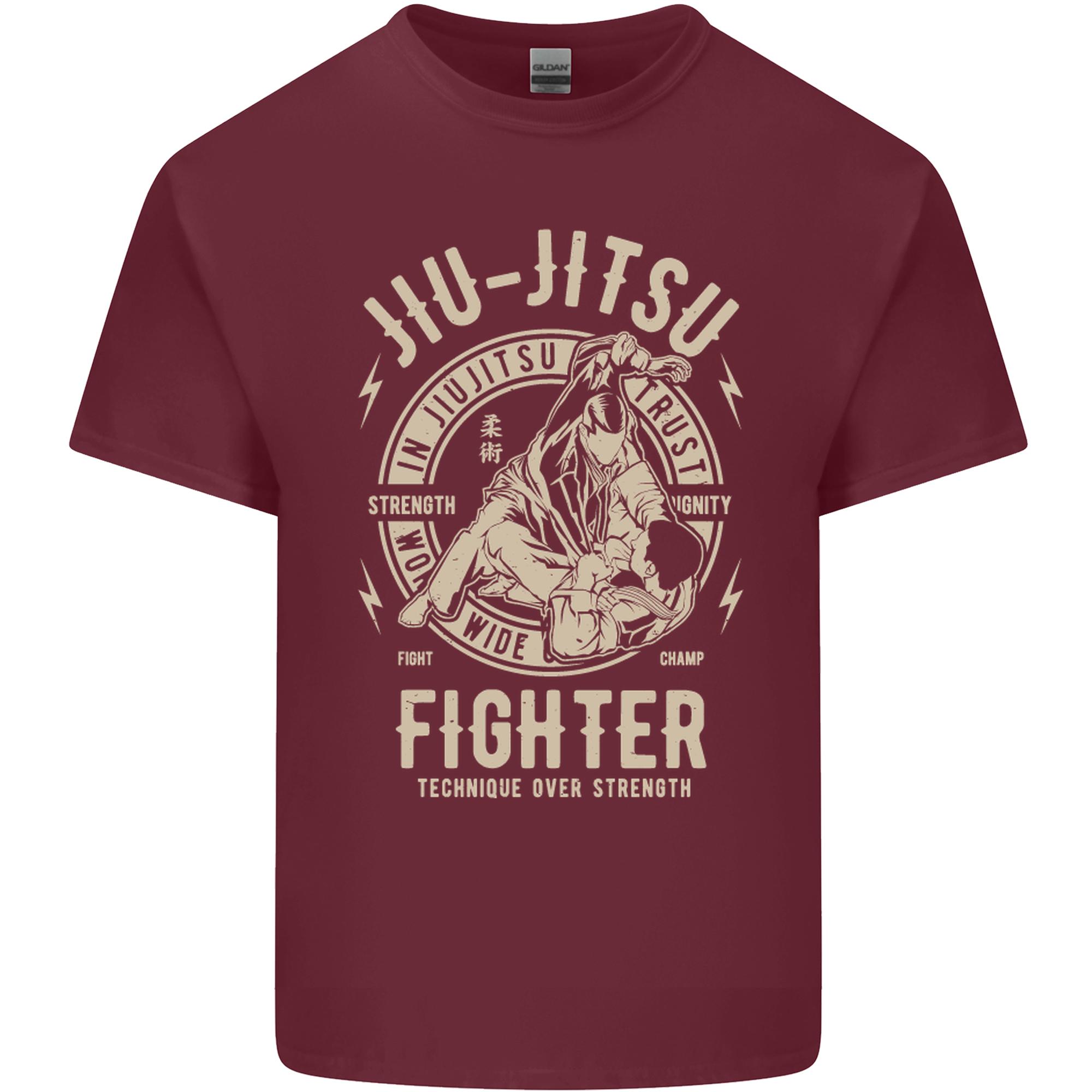 Jiu Jitsu Fighter Mixed Martial Arts MMA Unisexs Light Cotton TShirt S