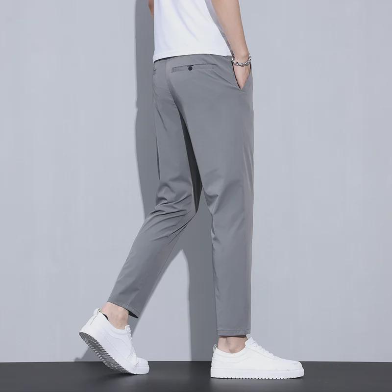 Men's Versatile Lightweight Summer Nine-Point Casual Pants