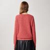 Zhaojun Women's Floral Embroidered Thickened Pure Wool Sweater