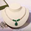 Zhuji Freshwater Pearl Necklace Set: Women's Three-Piece Choker Gift for Mom Mother's Day Live