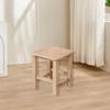 Wooden Foot Stool Change Shoe Stool Small Footstool for Doorway Dorm Bedroom Style B