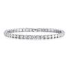 European & American Men's and Women's Hip-Hop Copper Zircon Tennis Bracelet 4.0
