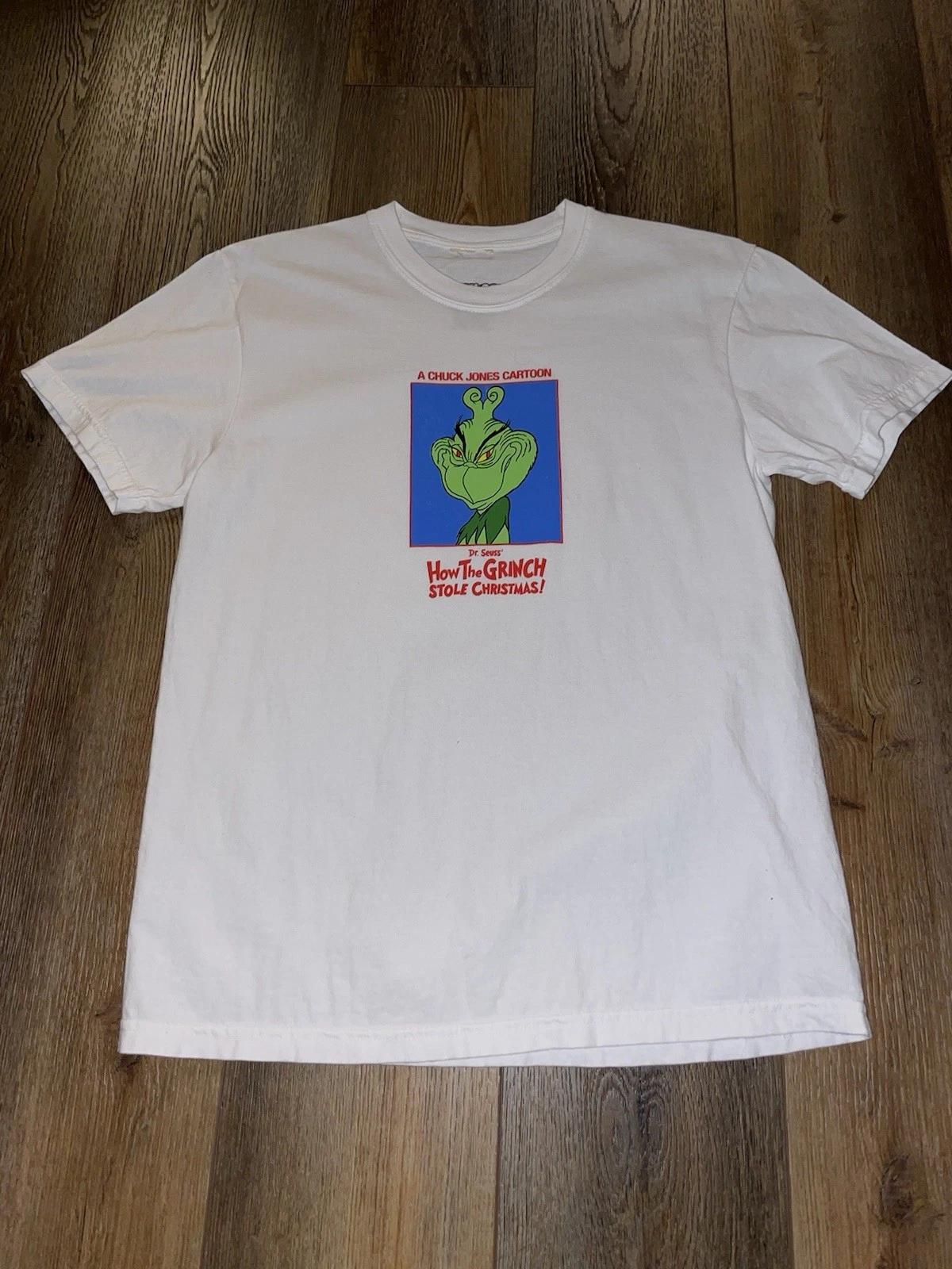 

The Grinch Chuck Jones Cartoon Holiday Christmas Shirt Mens T-Shirt Tee Top Unisex L