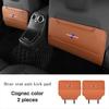 Car Seat Back Anti Kick Pad PU Leather Protective Cover For BMW X1 X2 X3 X5 X4 X6 X7 1 3 5 7 Series F40 F30 E60 E90 G20 G30 F48 rlpf46