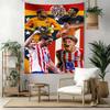 Atletico Madrid Wall Decor Tapestry Art For Pet Memorial Birthdaywedding Party Backdrop Family Gift
