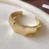 Europe and America Cross Border Wave Cold Wind Open-Ended Bracelet Simple and Exaggerated Stylish Bracelet Accessible Luxury Fancy Bracelet for Women
