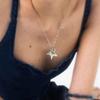 Pendant Necklace Y2k Neck Jewelry Star Pendant Choker Chain Choker Chain Necklaces Alloy Material Birthday Gift for Girl
