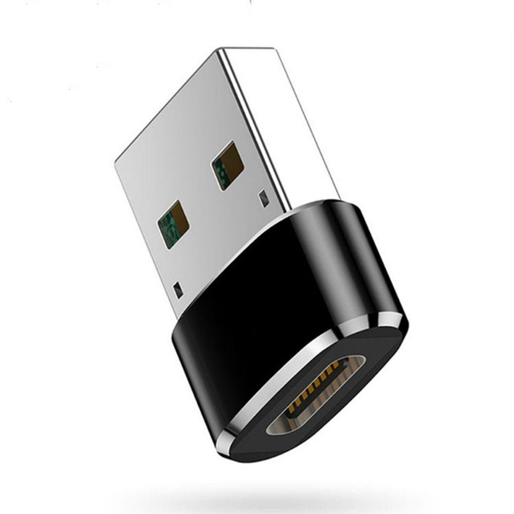 

Male to Female USB-C Plug Type-C Adapter Connector Converter USB to Type C чёрный