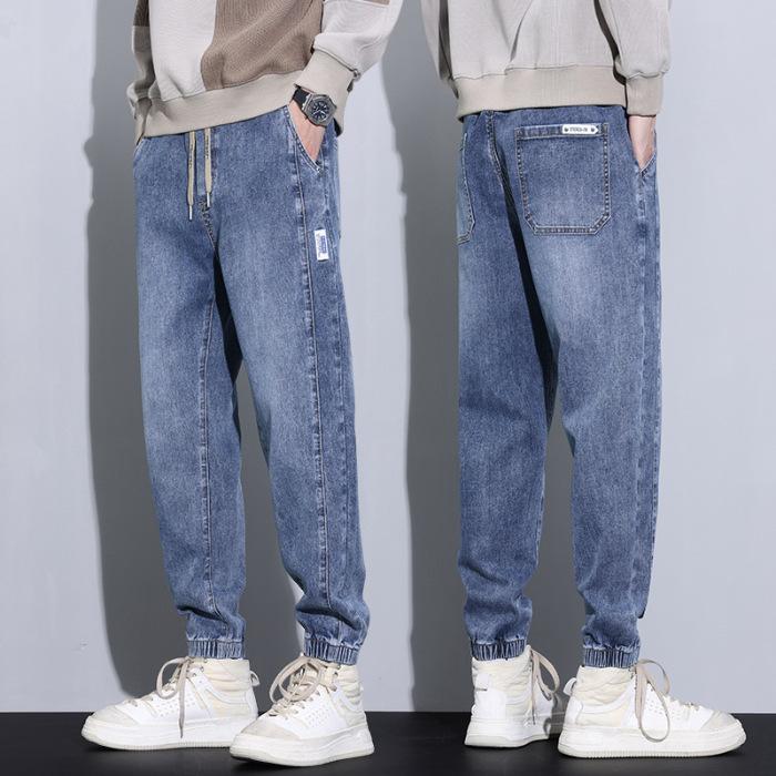 

Мужские джинсы осень и зима новый тренд ретро мужские брюки эластичные прямые брюки с добавлением флиса и увеличенный повседневный размер 5XL