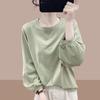 Women S Long Sleeve T Shirt Lantern Sleeve Loose Fit Casual Vintage Pleated Top