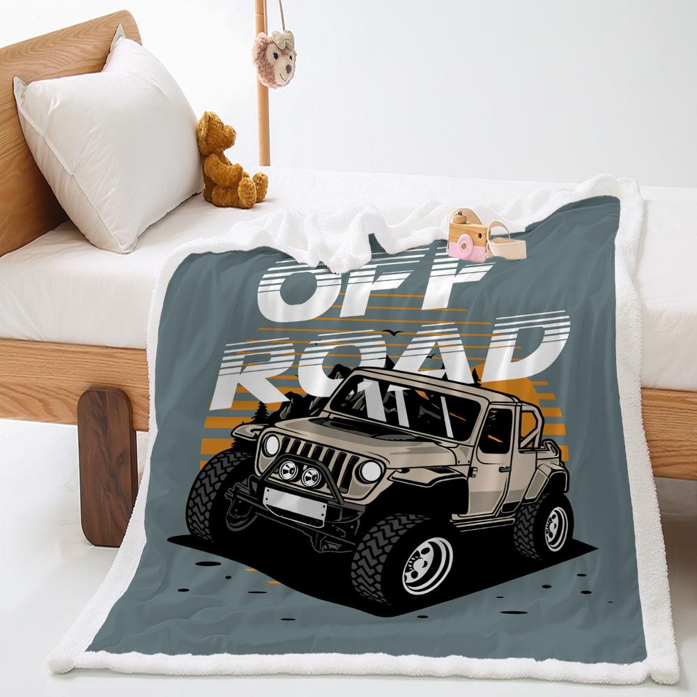 Blanket Car Suv Lamb Fleece Crystal Fleece Blanket