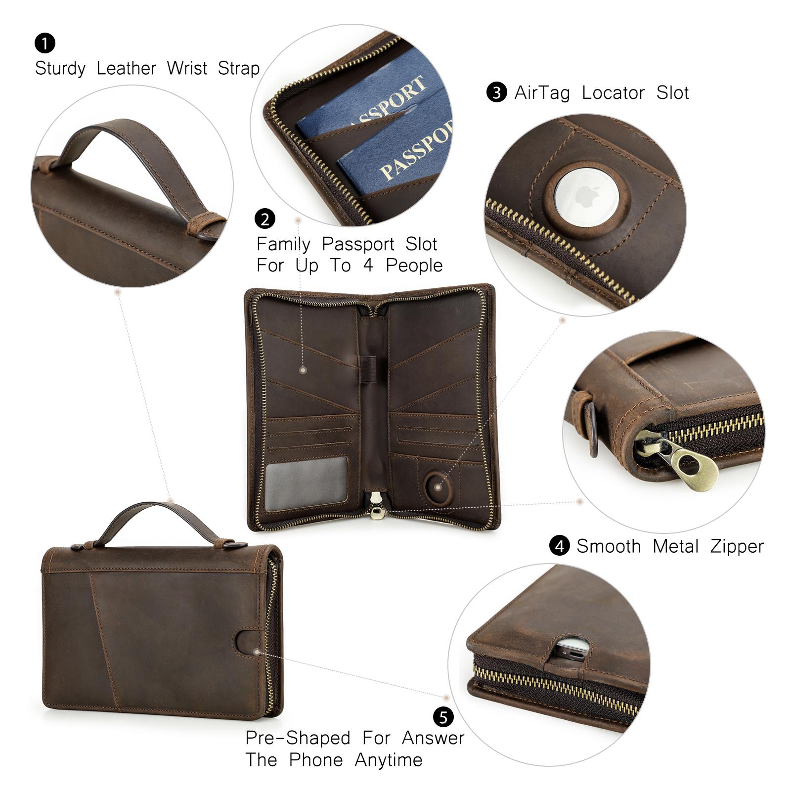 CONTACT S мужские кошельки из натуральной кожи для паспорта — фото 10