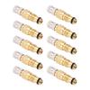 10PCS Tractor Air Liquid Valves Tire Brass Valve Stem TR218A CH3 Core Housings Replacement