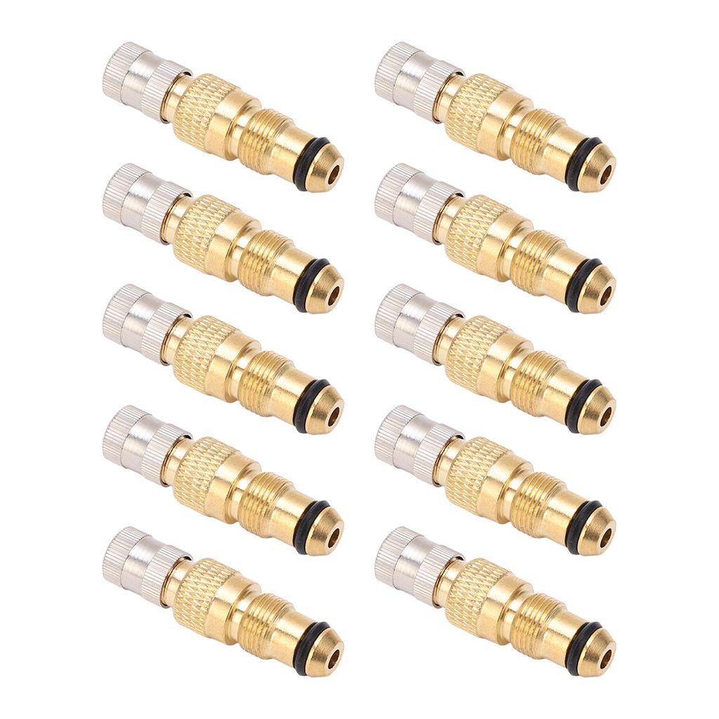 10PCS Tractor Air Liquid Valves Tire Brass Valve Stem TR218A CH3 Core Housings Replacement