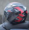 GXT708 Electric Scooter Helmet with Double Visor for Men & Women - All-Season Safety Half Helmet
