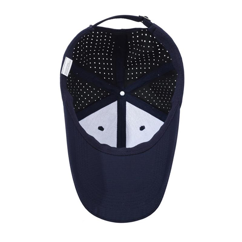 Frühling Sommer Outdoor Mesh Kappe Herren Baseballkappe mit langem Schirm Sonnenschutz Sonnencreme Atmungsaktive Kappe