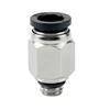 Space Efficient Miniature Pneumatic Connectors Air Fitting Suitable For Small Machinery Reliable Air System Maintenance