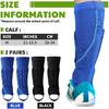2 Pairs Soccer Shin Guards Kids, Football Ankle Protector Socks, Youth Shin Pads Protective Soccer Accessories, Football Equipment with Leg and Ankle