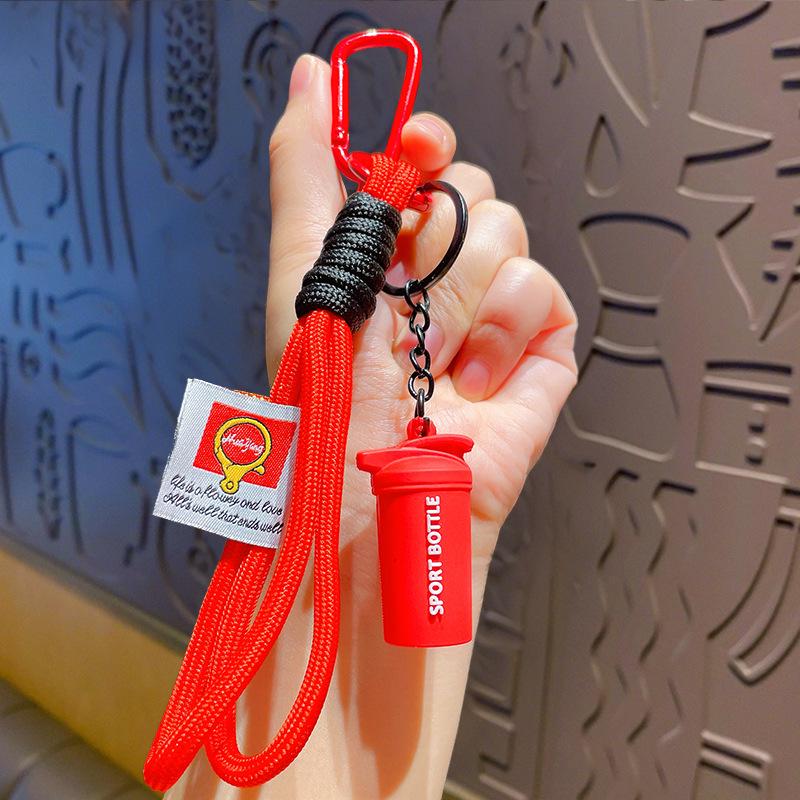 High-Grade Mini Fitness Equipment Keychain Charms & Ornaments