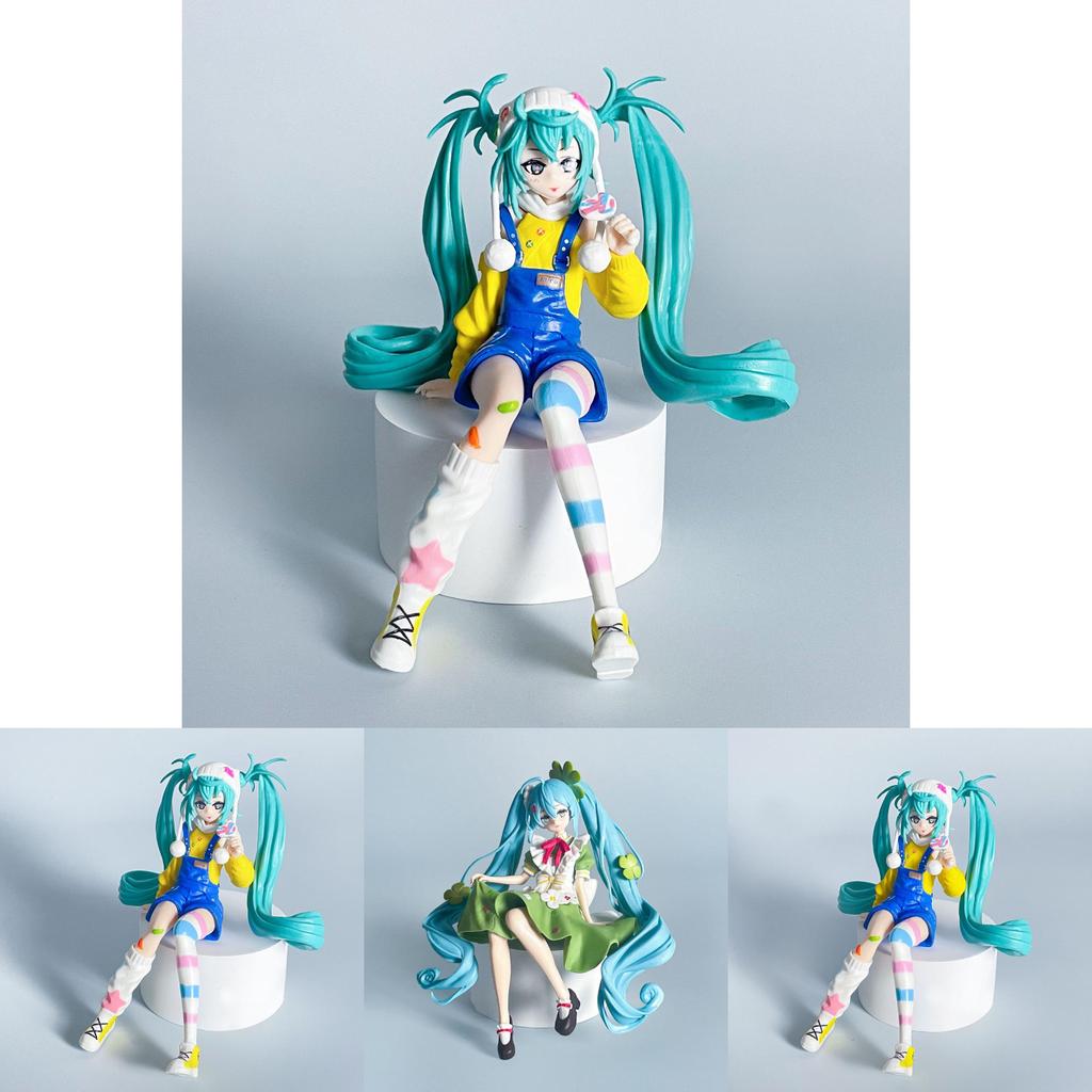 Hatsune Miku Candy And Clover Style Model Ornament For Home Office Or Gift Collectible