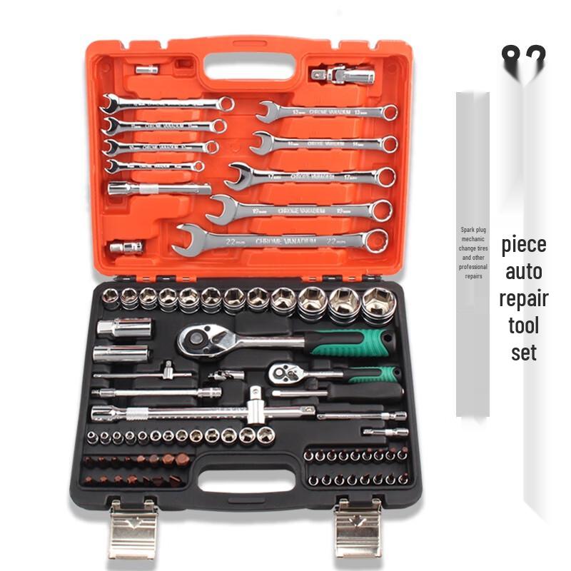 

Miaoqiao 82-Piece Ratchet Wrench & Socket Tool Set
