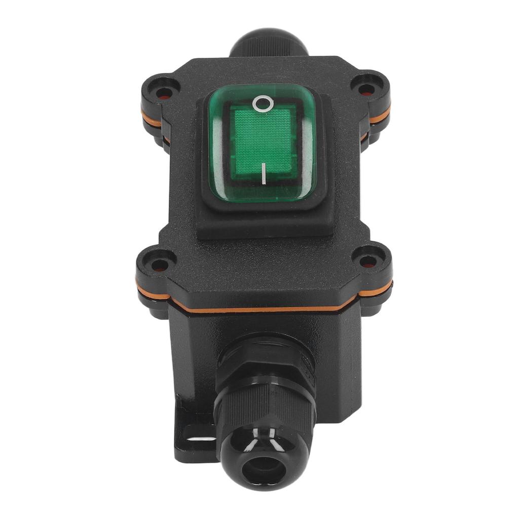 4 Pin 2 Position Inline Cord Switch with Rocker Button IP65 Waterproof On Off Outdoor Toggle Switch