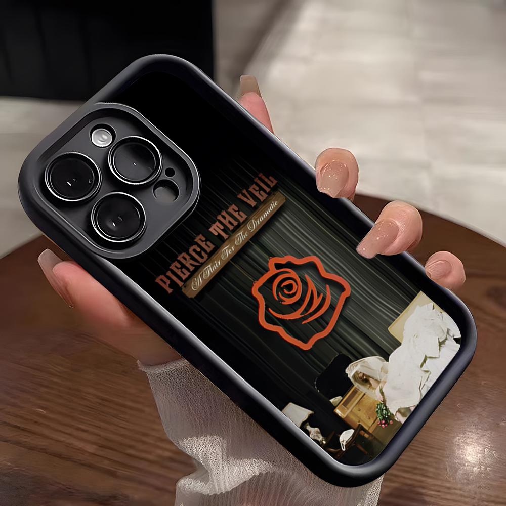 Rock Band PIERCE VEil Phone Case For IPhone 17 Pro Max 15 Pro 16 14 Plus 12 13 Mini 11 Pro Shockproof Soft Cover