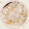 Exquisite Chinese Style Necklace Pearls Cheongsam Clavicle Chain Hanfu Necklaces  Song Dynasty
