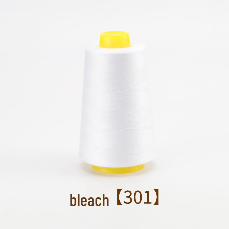 402 Fine Thread Sewing Machine & Hand Sewing Spools, White Cotton for Clothes, Quilts, Overlock - Large & Small Spools