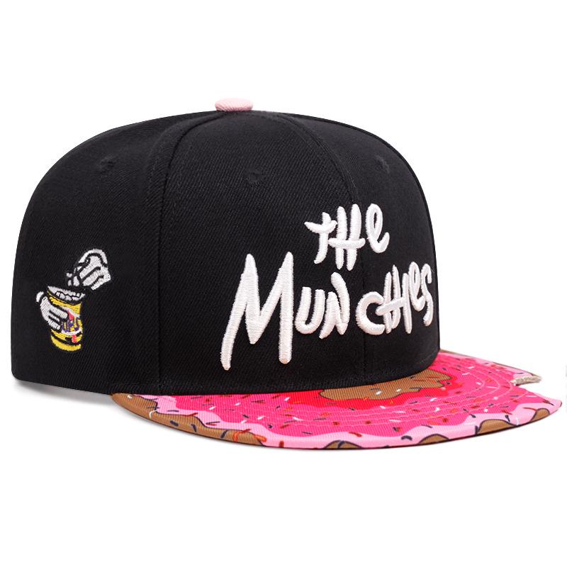 Women s Sweet Donut Pattern Baseball Cap - Embroidered, Cool Style, Sun Protection Adjustable